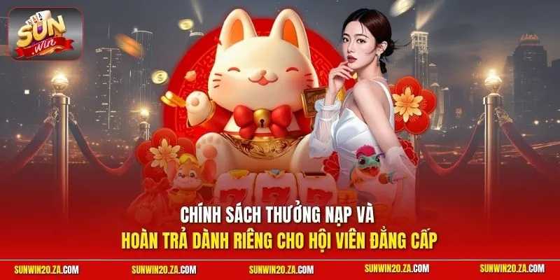 Chính sách thưởng nạp và hoàn trả dành riêng cho hội viên đẳng cấp